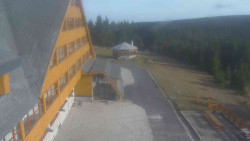 Parkoviště a hlavní vchod