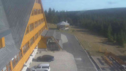 Parkoviště a hlavní vchod