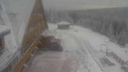 Parkoviště a hlavní vchod