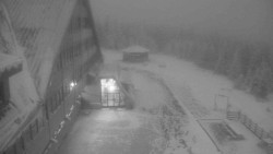 Parkoviště a hlavní vchod