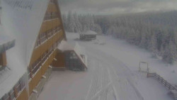 Parkoviště a hlavní vchod