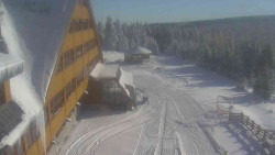 Parkoviště a hlavní vchod