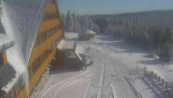 Parkoviště a hlavní vchod