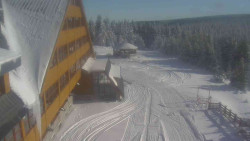 Parkoviště a hlavní vchod