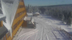 Parkoviště a hlavní vchod