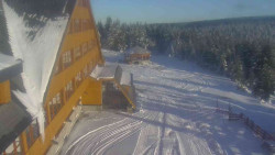 Parkoviště a hlavní vchod