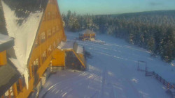 Parkoviště a hlavní vchod