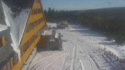 Parkoviště a hlavní vchod