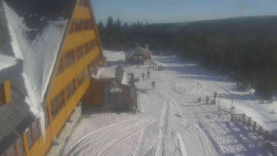 Parkoviště a hlavní vchod