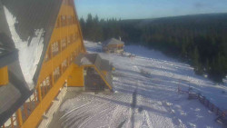 Parkoviště a hlavní vchod