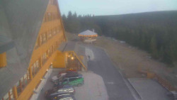 Parkoviště a hlavní vchod