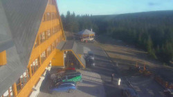 Parkoviště a hlavní vchod