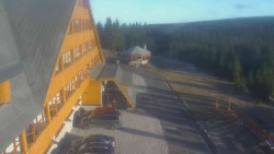 Parkoviště a hlavní vchod