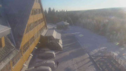 Parkoviště a hlavní vchod