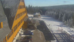 Parkoviště a hlavní vchod