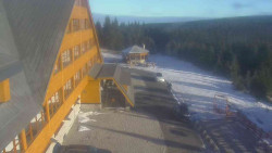 Parkoviště a hlavní vchod