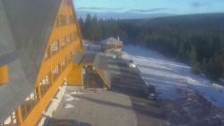 Parkoviště a hlavní vchod