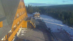 Parkoviště a hlavní vchod