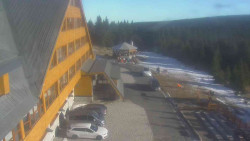 Parkoviště a hlavní vchod