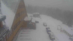 Parkoviště a hlavní vchod