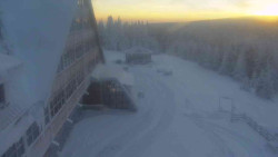 Parkoviště a hlavní vchod