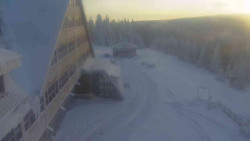 Parkoviště a hlavní vchod