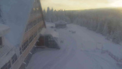 Parkoviště a hlavní vchod