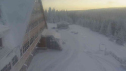 Parkoviště a hlavní vchod