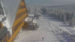 Parkoviště a hlavní vchod