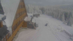 Parkoviště a hlavní vchod