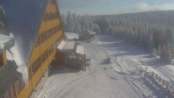 Parkoviště a hlavní vchod