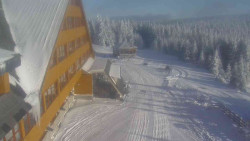 Parkoviště a hlavní vchod