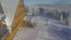 Parkoviště a hlavní vchod