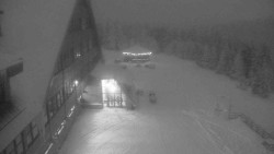 Parkoviště a hlavní vchod