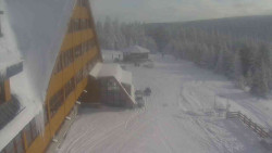 Parkoviště a hlavní vchod