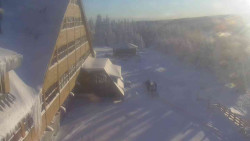 Parkoviště a hlavní vchod