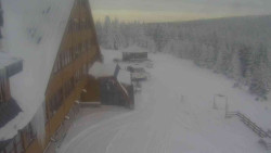 Parkoviště a hlavní vchod