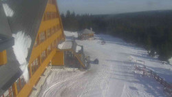 Parkoviště a hlavní vchod