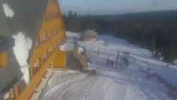 Parkoviště a hlavní vchod