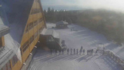 Parkoviště a hlavní vchod