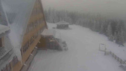 Parkoviště a hlavní vchod