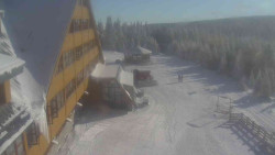 Parkoviště a hlavní vchod