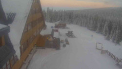 Parkoviště a hlavní vchod