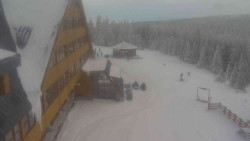 Parkoviště a hlavní vchod