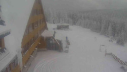 Parkoviště a hlavní vchod