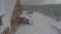 Parkoviště a hlavní vchod