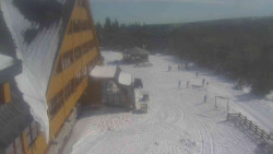 Parkoviště a hlavní vchod