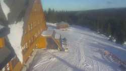 Parkoviště a hlavní vchod