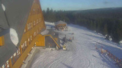 Parkoviště a hlavní vchod