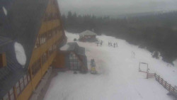 Parkoviště a hlavní vchod